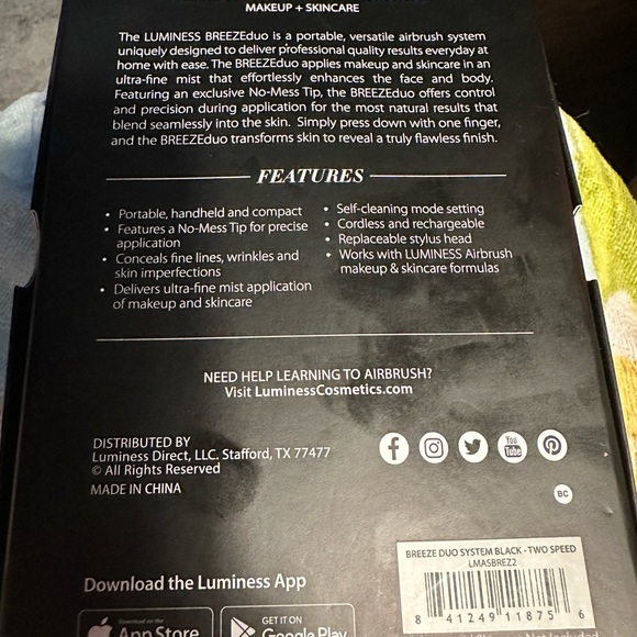 Luminess airbrush makeup kit with makeup & handheld airbrush ALL NEW - Picture 4 of 5